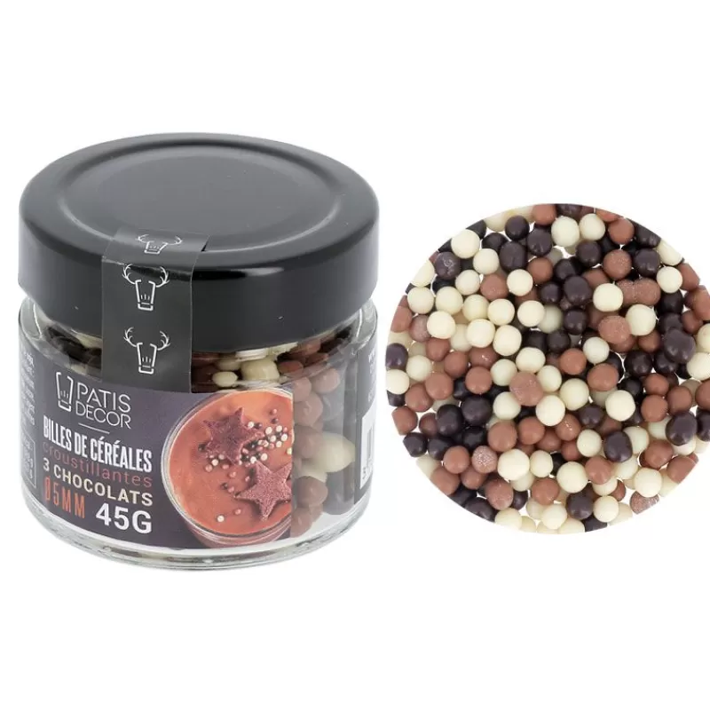 Cerf Dellier Mini Perles De Cereales 3 Chocolats 45 G Hot