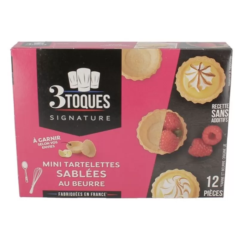 Cerf Dellier Mini Tartelettes Sablees Au Beurre (X 12)