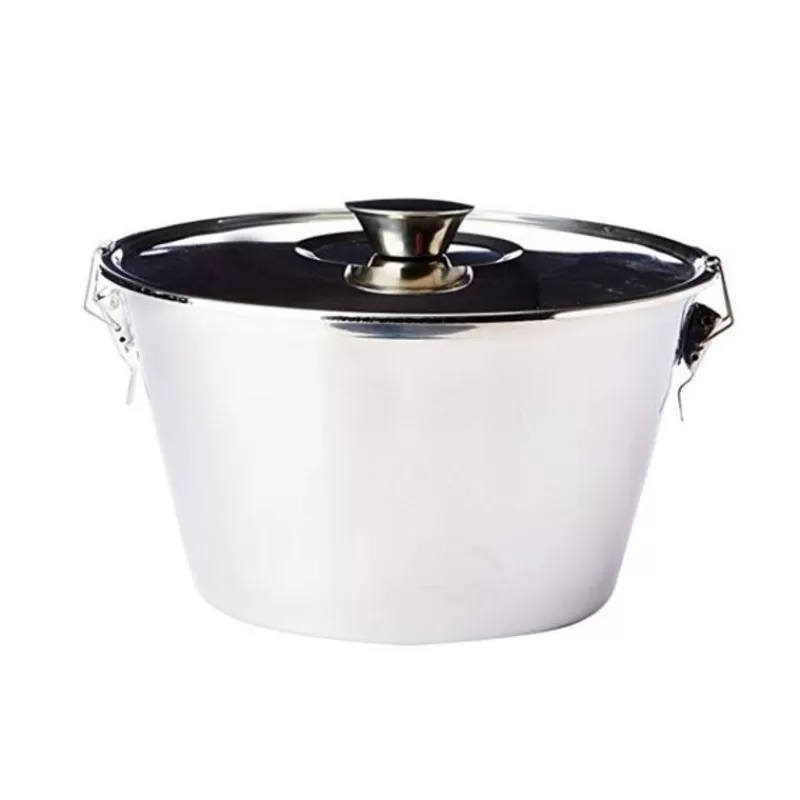 Cerf Dellier Moule A Flan Avec Couvercle Inox 16 Cm