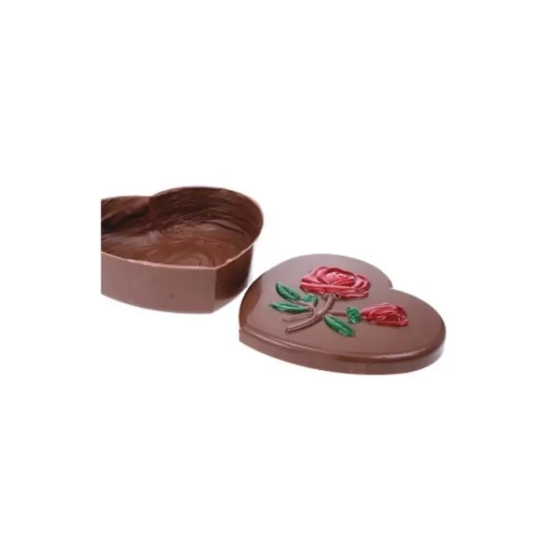 Cerf Dellier Moule Bonbonniere Coeur Rose
