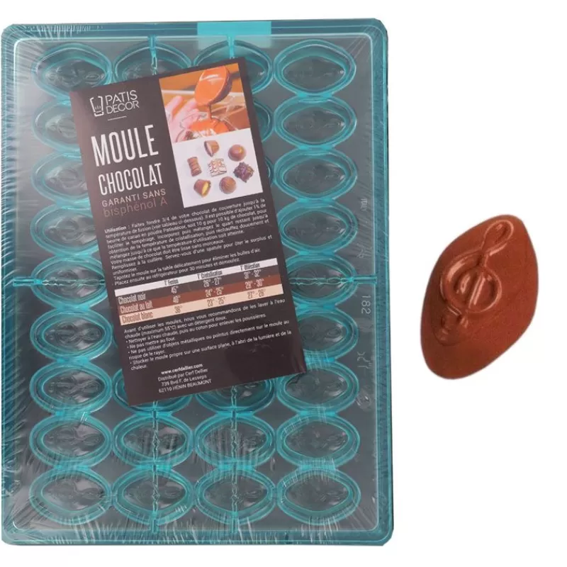 Cerf Dellier Moule Chocolat Bonbons Cle De Sol