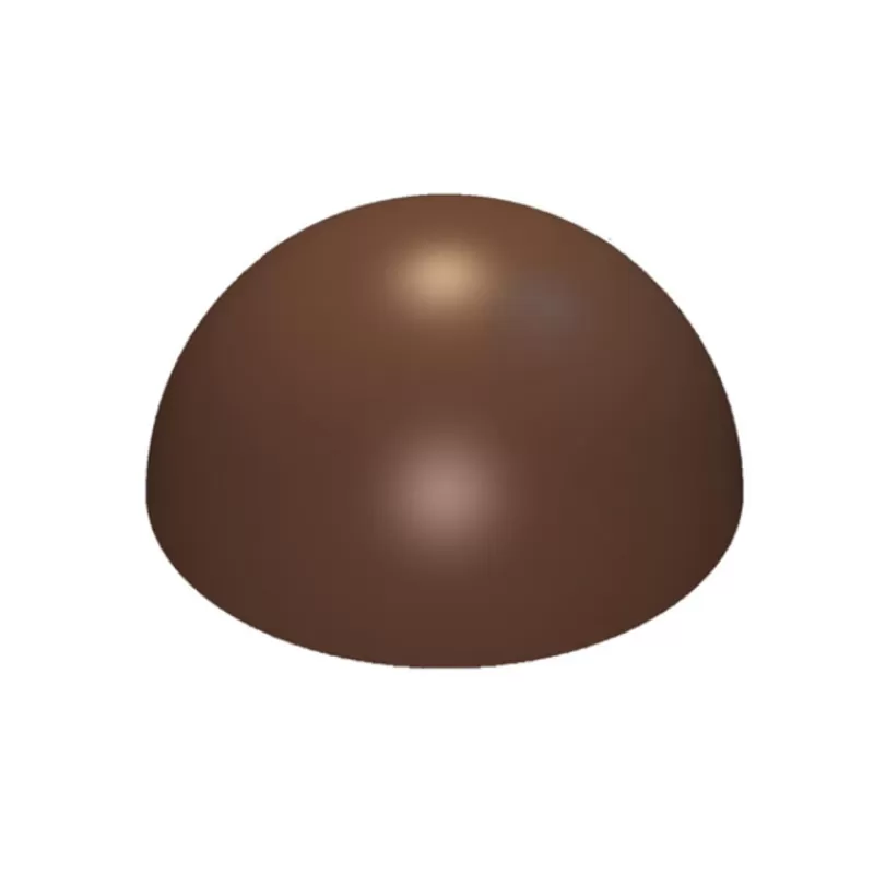 Cerf Dellier Moule Chocolat Demi Sphere Lisse