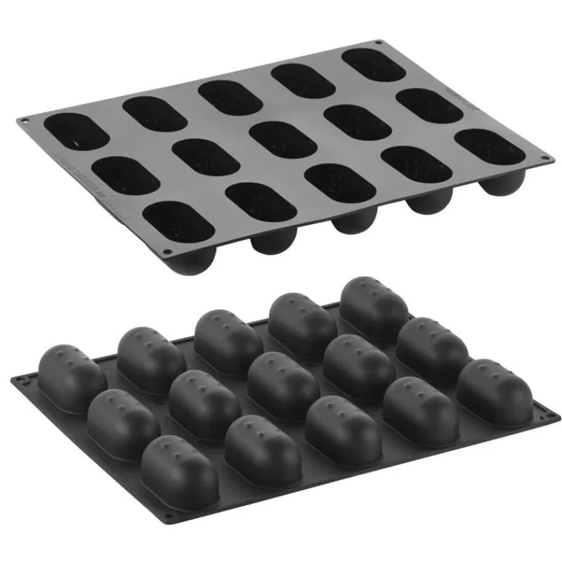 Cerf Dellier Moule En Silicone Delish 15 Empreintes Pavoni Italia