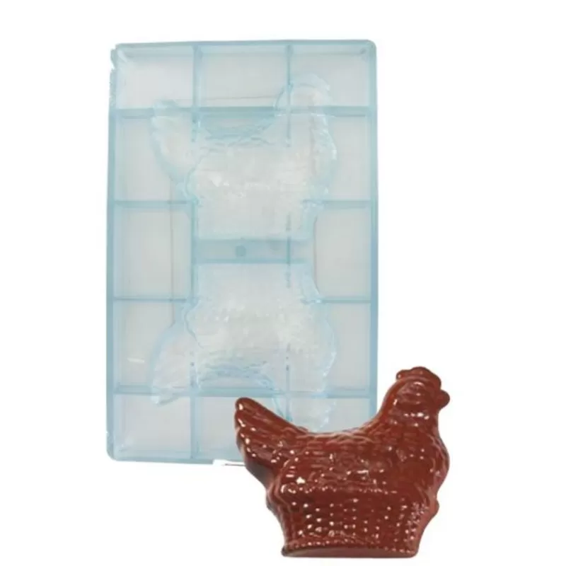 Cerf Dellier Moule Grande Poule Panier 12 Cm