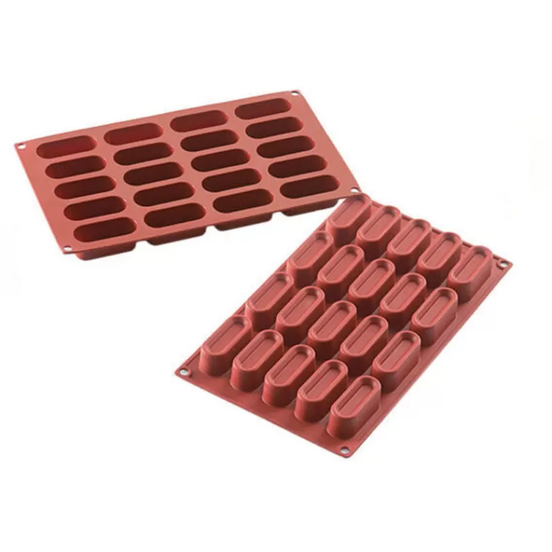 Cerf Dellier Moule Silicone 20 Mini Desserts Ovales