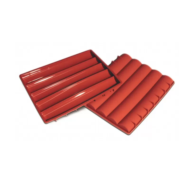 Cerf Dellier Moule Silicone 5 Barres Arrondies