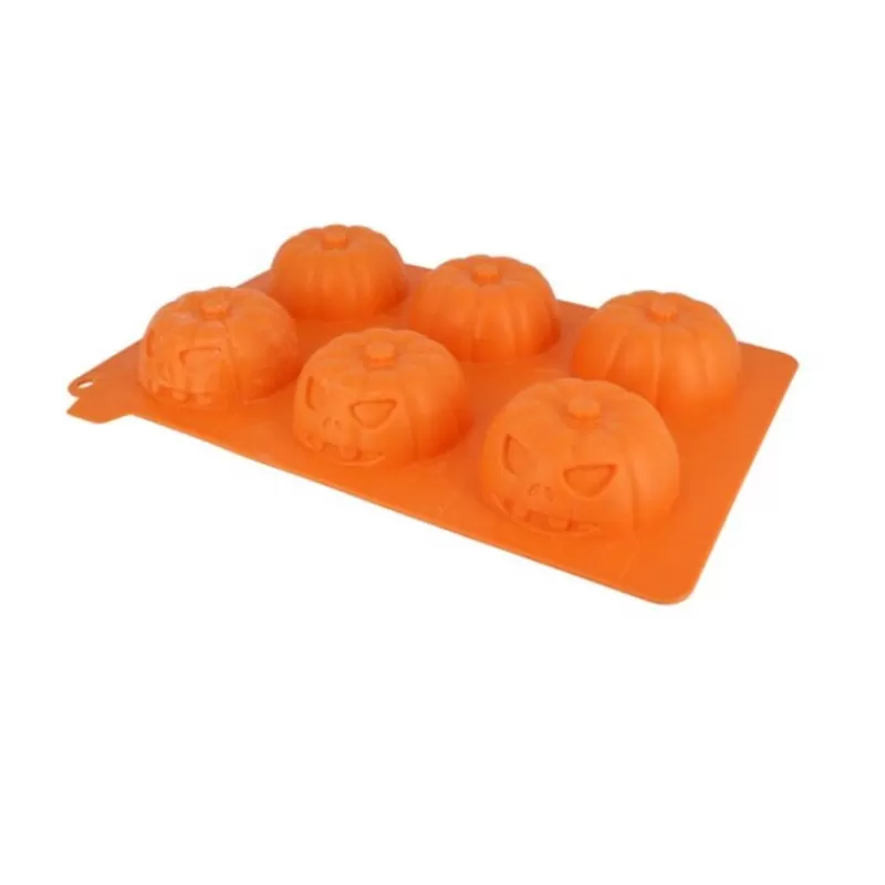 Cerf Dellier Moule Silicone 6 Citrouilles 3D Patisdecor