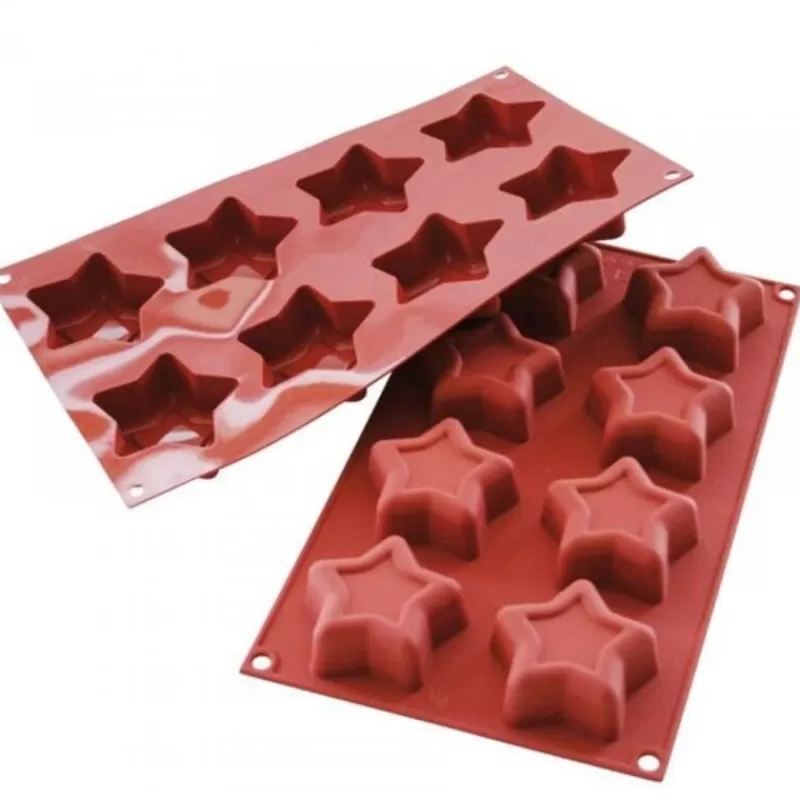 Cerf Dellier Moule Silicone 8 Etoiles