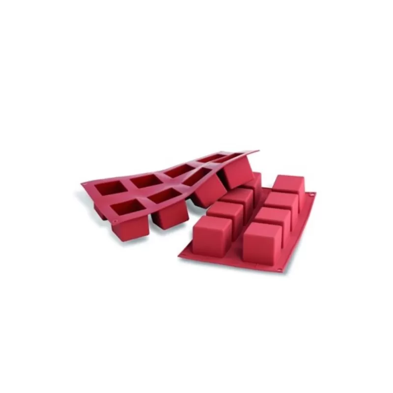 Cerf Dellier Moule Silicone 8 Grands Cubes