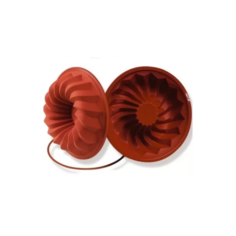 Cerf Dellier Moule Silicone Savarin Cannele 24 Cm