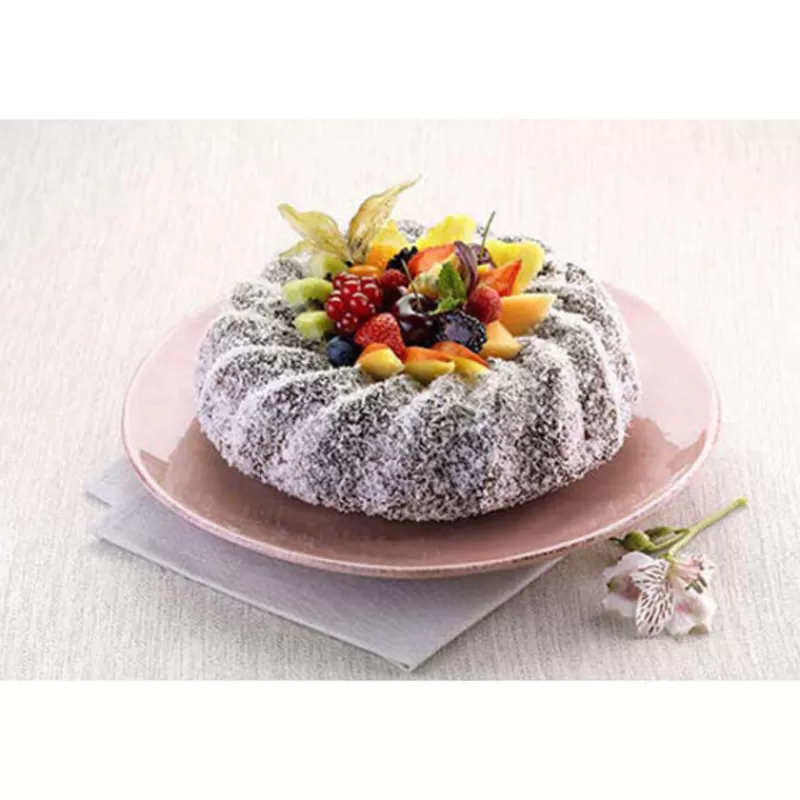 Cerf Dellier Moule Silicone Savarin Cannele 24 Cm