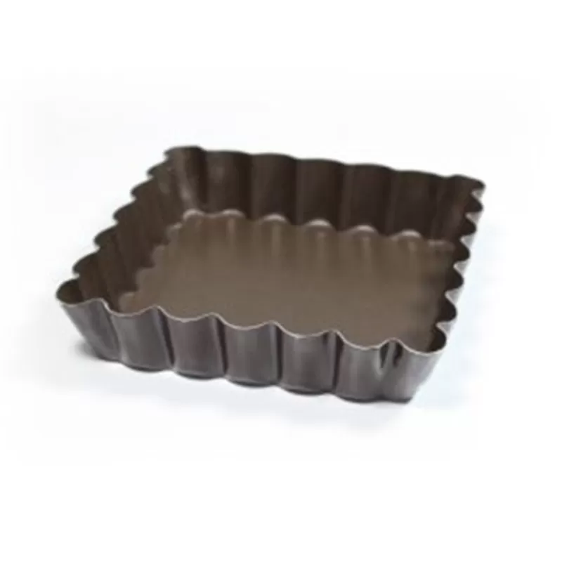 Cerf Dellier Moules À Tartelettes Carres Antiadhesifs (X6)