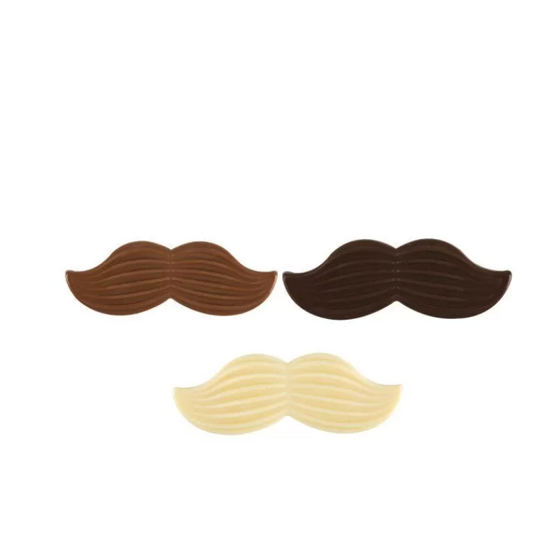 Cerf Dellier Moustaches Assorties En Chocolat (X96) Cheap