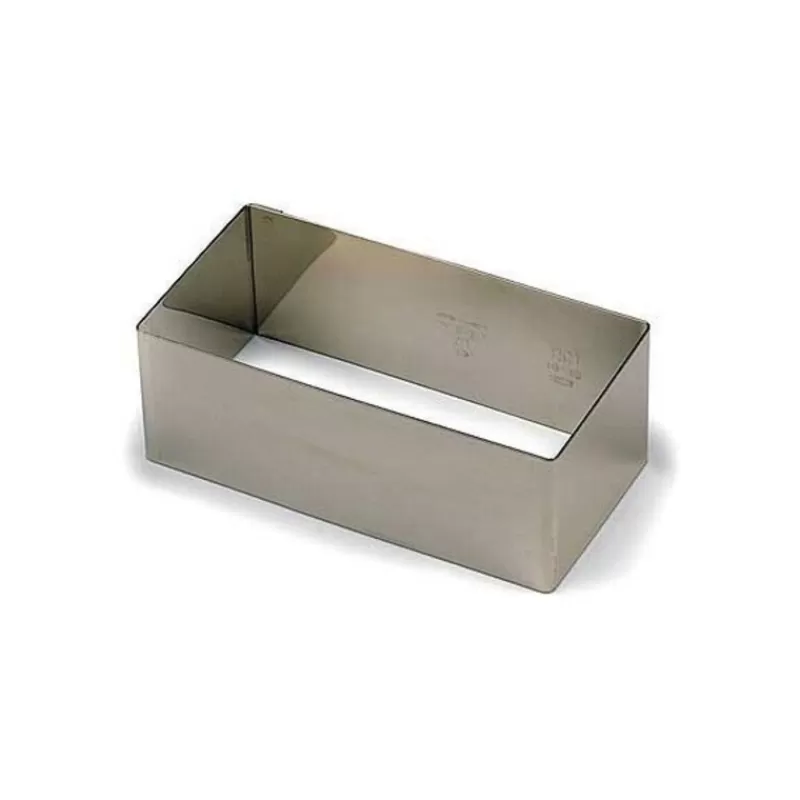 Cerf Dellier Nonnette Rectangle Inox 12 X 6 Cm