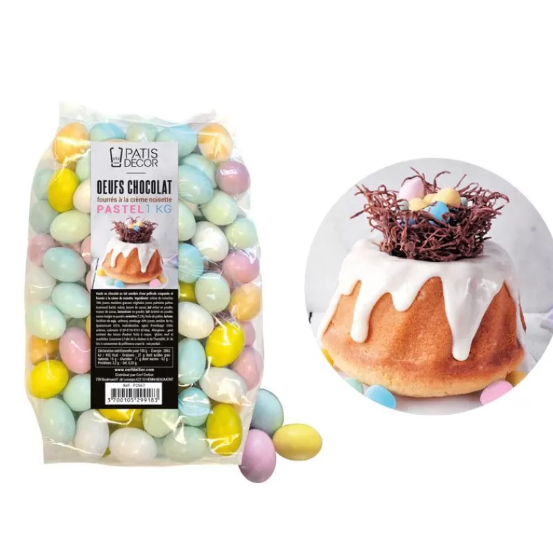 Cerf Dellier Oeufs De Caille En Chocolat Fourres Pastel 1 Kg