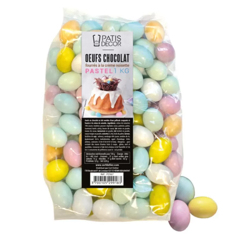 Cerf Dellier Oeufs De Caille En Chocolat Fourres Pastel 1 Kg