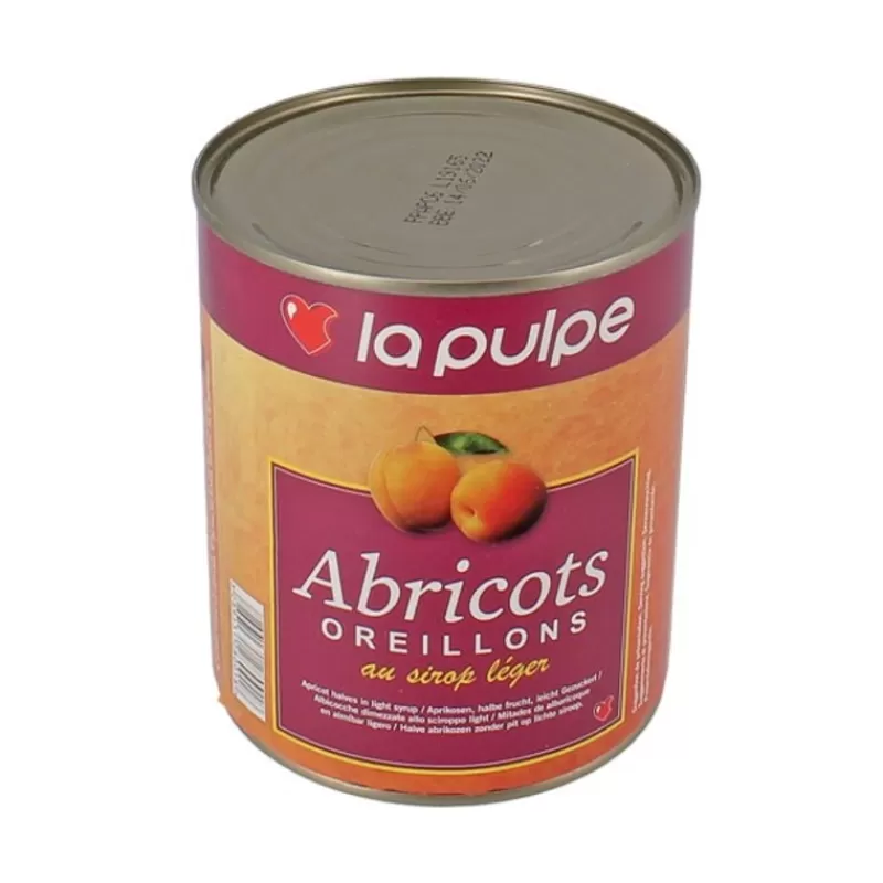 Cerf Dellier Oreillons D'Abricots Au Sirop Leger La Pulpe