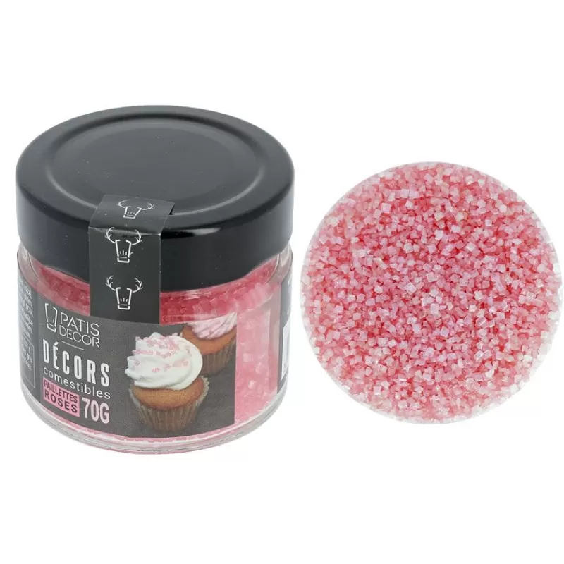 Cerf Dellier Paillettes Alimentaires Roses Patisdecor Store