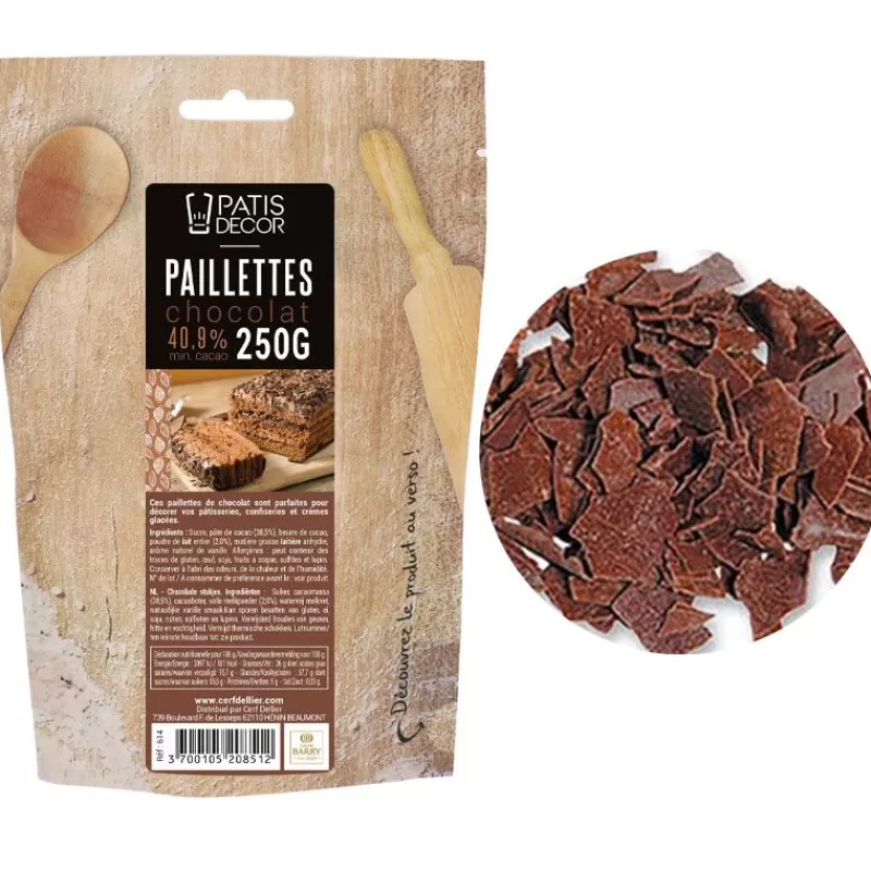 Cerf Dellier Paillettes Chocolat Patisdecor 250 G