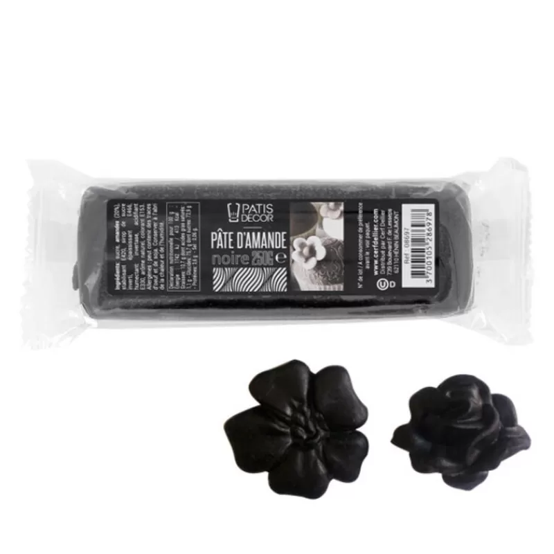 Cerf Dellier Pate D'Amande Noire Patisdecor 250 G