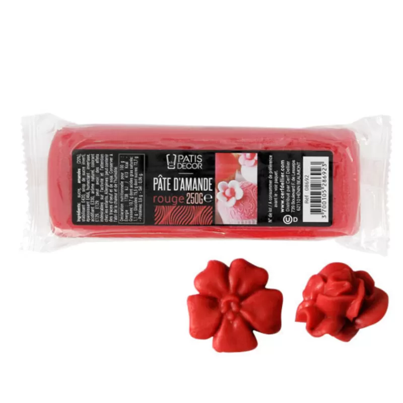 Cerf Dellier Pate D'Amande Rouge Patisdecor 250 G - Ddm 08/23