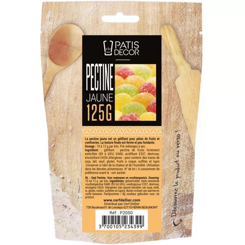 Cerf Dellier Pectine Jaune Patisdecor 125 G