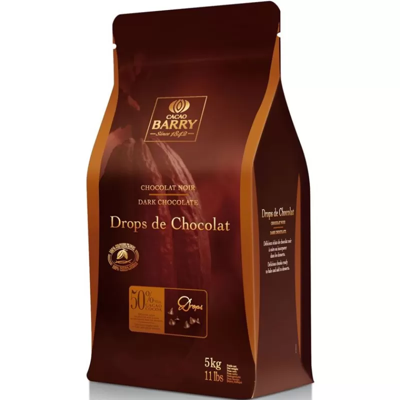 Cerf Dellier Pepites De Chocolat Noir Drops 5 Kg