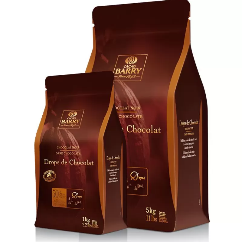 Cerf Dellier Pepites De Chocolat Noir Drops 5 Kg