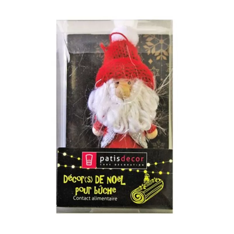 Cerf Dellier Pere Noël Bonnet Rouge Patisdecor Sale