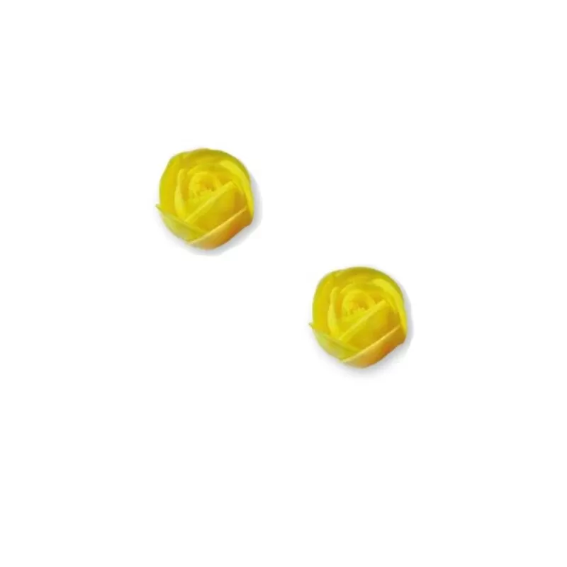 Cerf Dellier Petite Rose Jaune En Azyme Patisdecor (X12) Fashion