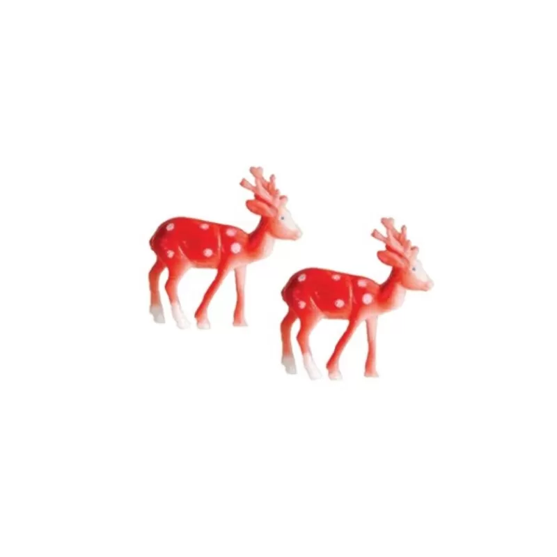 Cerf Dellier Petits Cerfs En Plastique 3,5 Cm (X144) Best