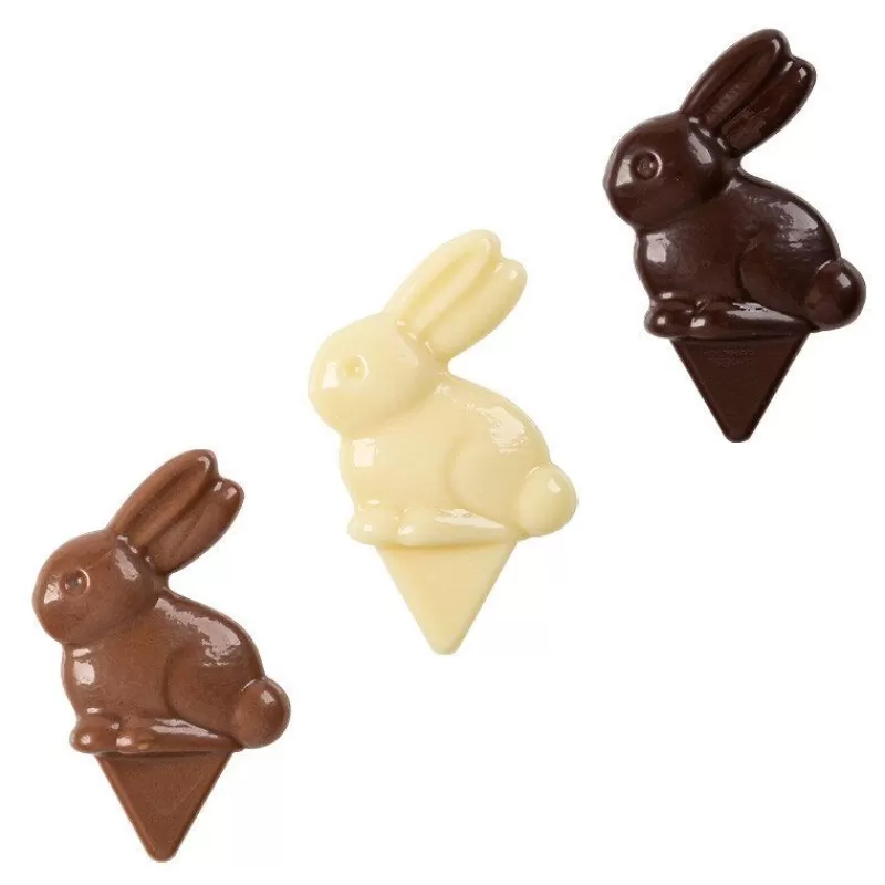 Cerf Dellier Pic Lapins 3 Chocolat (X90) Outlet