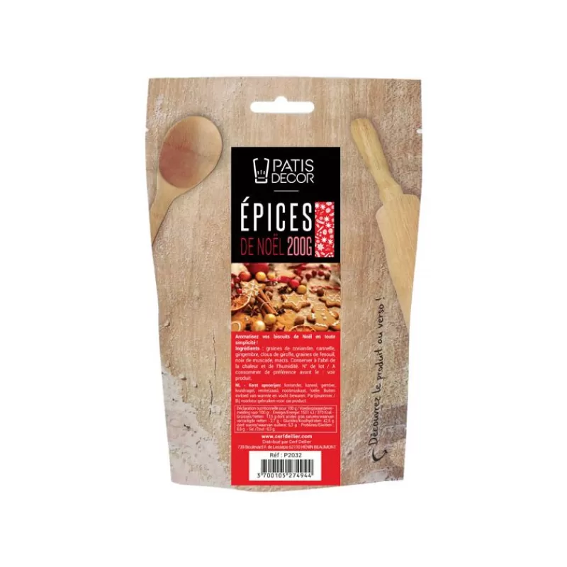 Cerf Dellier Épices De Noël Patisdecor 200 G