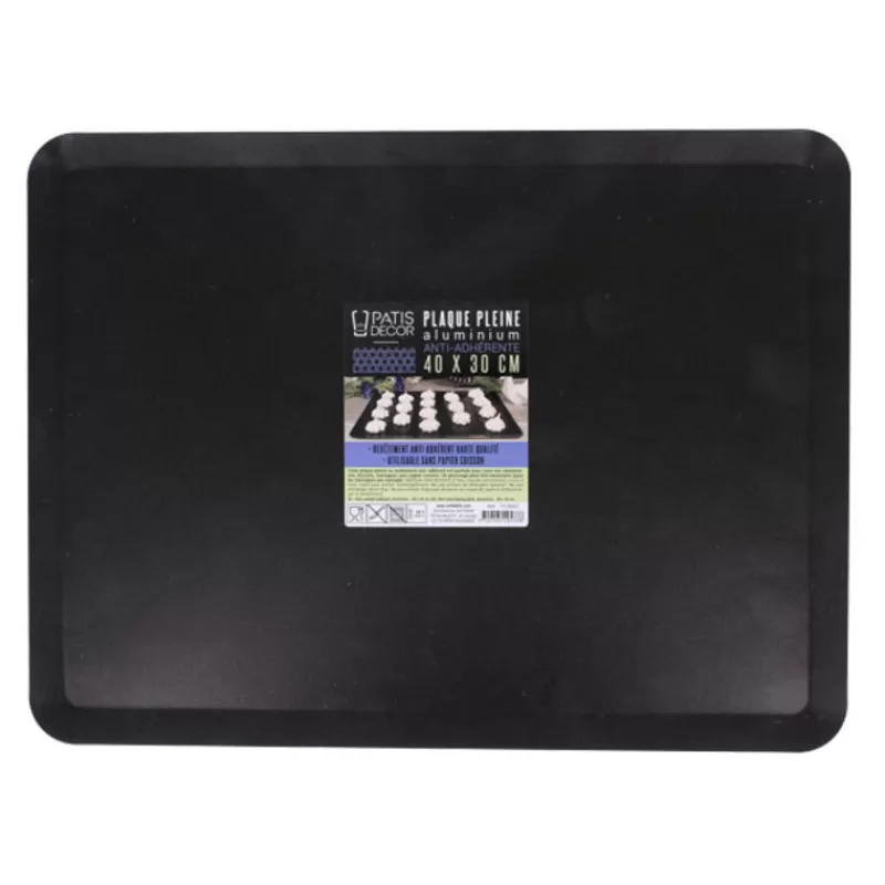 Cerf Dellier Plaque De Cuisson Alu Anti-Adherente 40 X 30 Cm Patisdecor