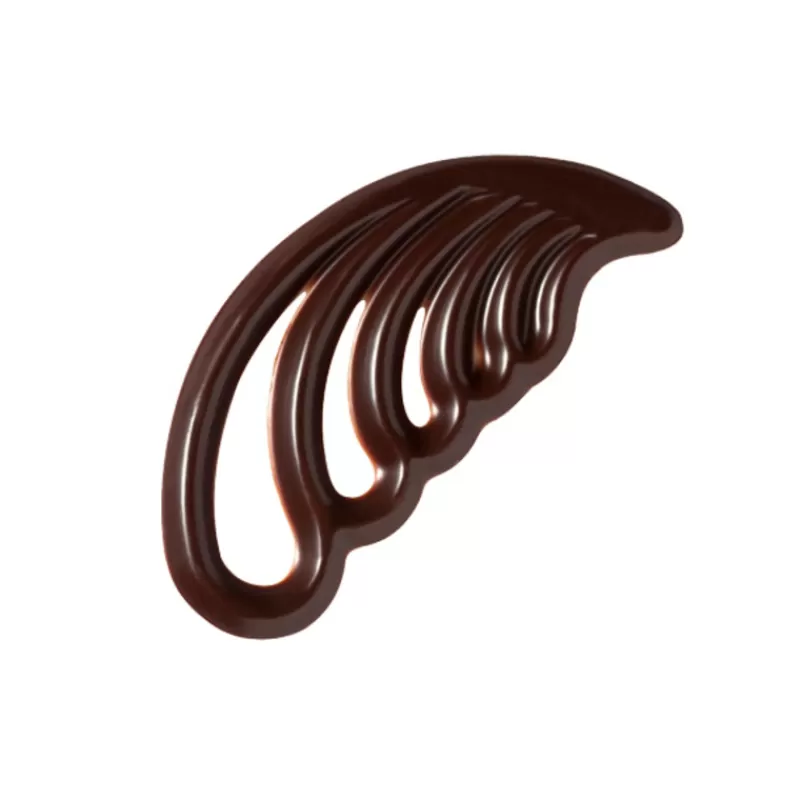 Cerf Dellier Plumes En Chocolat Noir (X150)