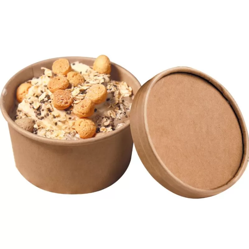 Cerf Dellier Pot A Glace 200 Ml Et Couvercle Patisdecor (X 8) Online