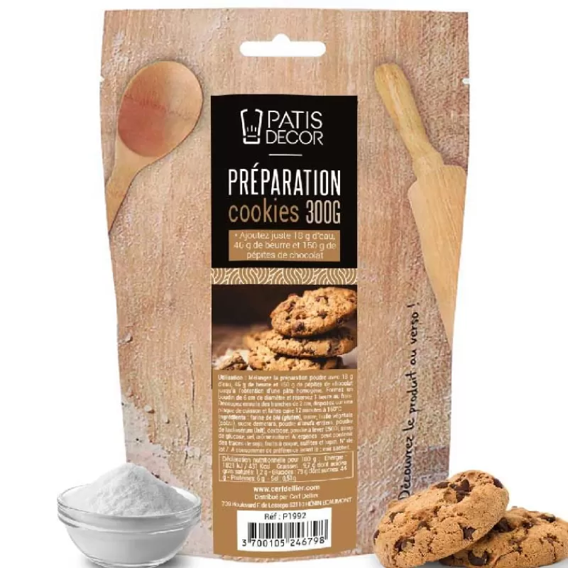 Cerf Dellier Preparation Cookies Patisdecor 300 G