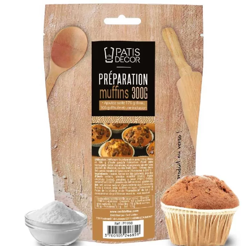 Cerf Dellier Preparation Muffins Patisdecor 300 G