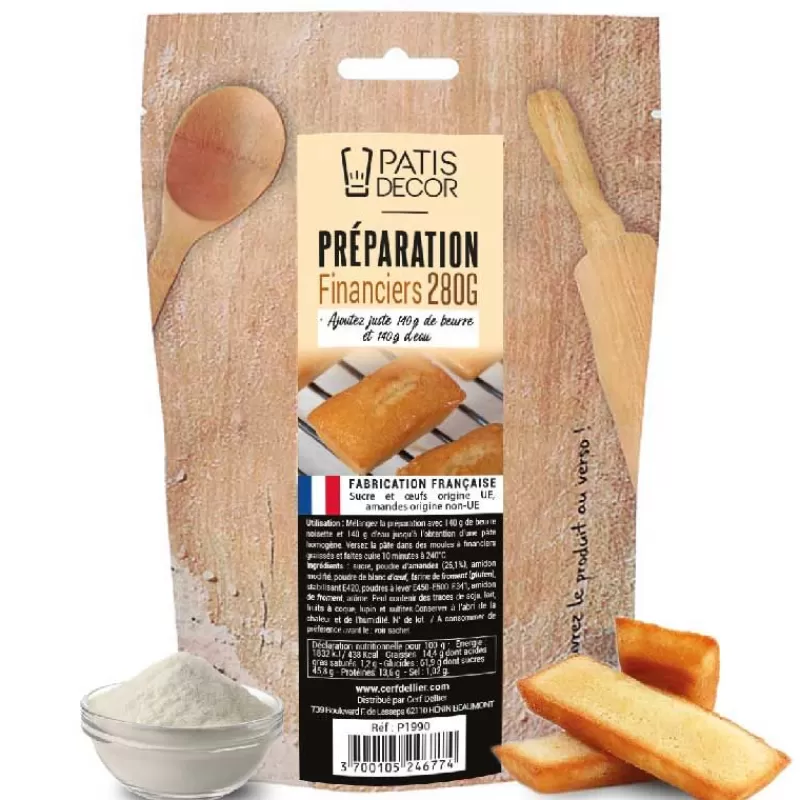 Cerf Dellier Preparation Pour Financiers Patisdecor 280 G