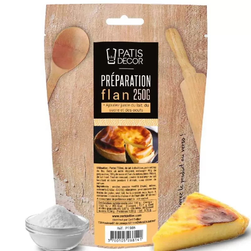 Cerf Dellier Preparation Pour Flan Patisdecor 250 G