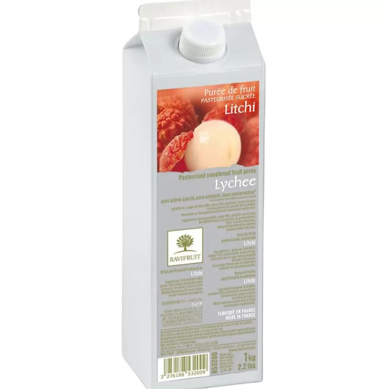 Cerf Dellier Puree De Litchi Ravifruit 1 Kg