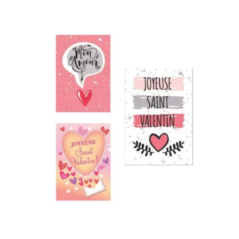 Cerf Dellier Rectangles Azyme Saint Valentin Assorties (X24) Outlet