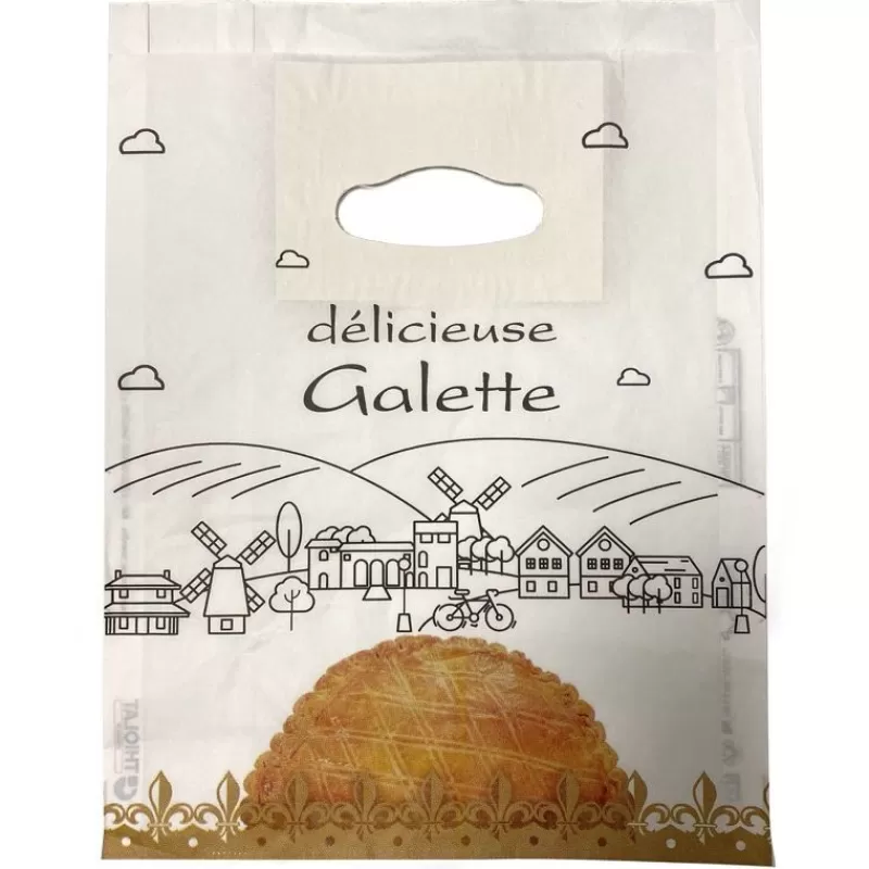 Cerf Dellier Sac A Galette Kraft Blanchi (X100) Shop