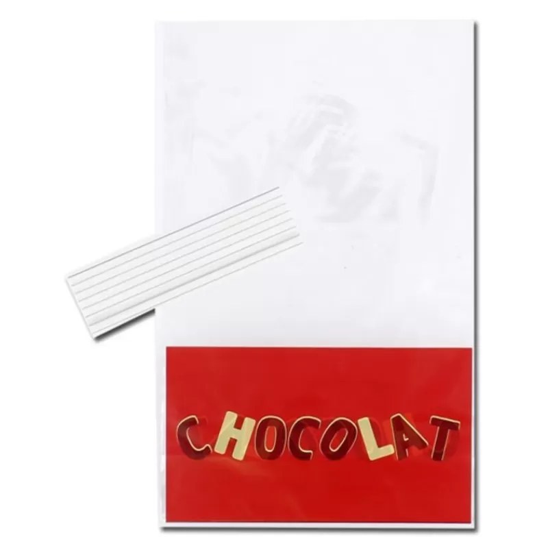 Cerf Dellier Sachets Chocolat + Liens 14 X 23 Cm (X10) Clearance