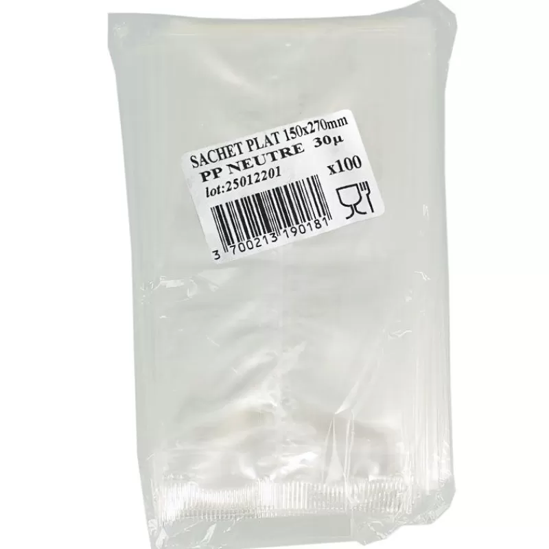 Cerf Dellier Sachets Polypro Transparents 150 X 270 Mm (X100) Outlet