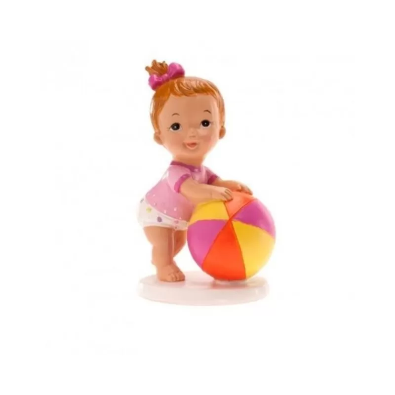 Cerf Dellier Sujet De Baptême Bebe Fille Avec Ballon Clearance