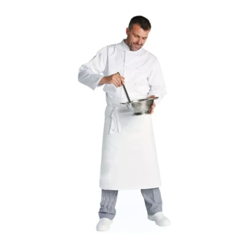 Cerf Dellier Tablier De Chef Blanc 55 Cm Flash Sale