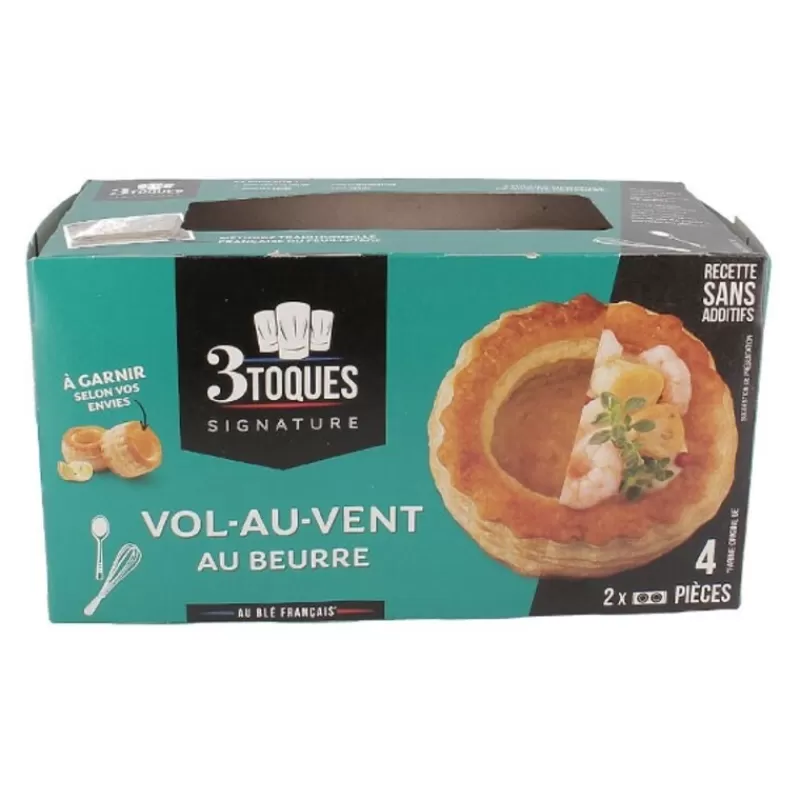 Cerf Dellier Vol-Au-Vent Au Beurre A Garnir (X4)